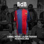 FC BARCELONA: Lionel Messi y Lilian Thuram