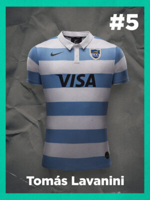 Pumas: Camiseta usada por Tomás Lavanini