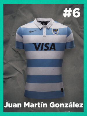 Pumas: Camiseta usada por Juan Martín González
