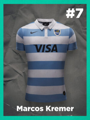 Pumas: Camiseta usada por Marcos Kremer