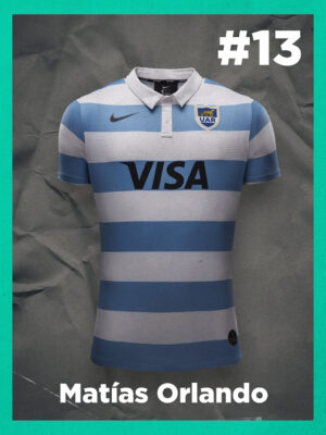 Pumas: Camiseta usada por Matías Orlando