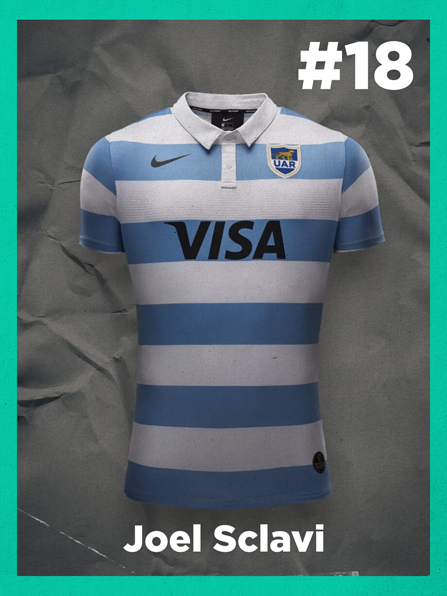 Pumas: Camiseta usada por Joel Sclavi