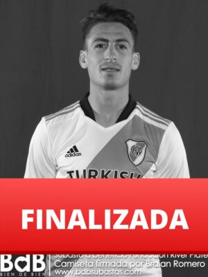 Subastá por la camiseta de River Plate, usada y autografiada por Braian Romero