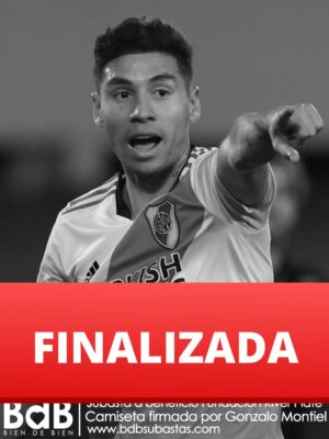 Subastá por la camiseta de River Plate, usada y autografiada por Gonzalo Montiel