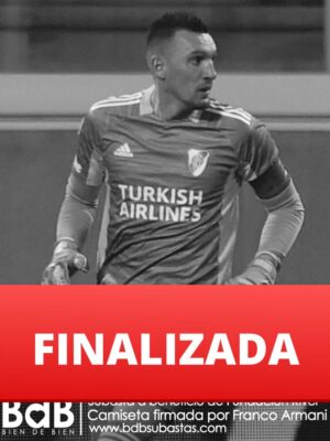 Subastá por la camiseta de River Plate, usada y autografiada por Franco Armani