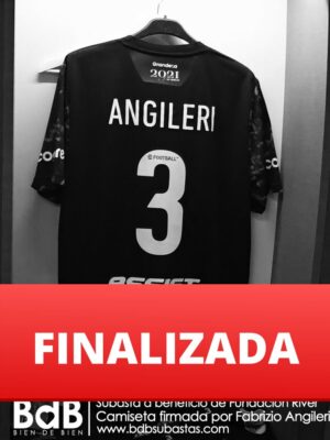 Subastá por la camiseta de River Plate, usada y autografiada por Fabrizio Angileri