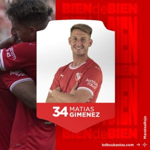 #MarateaRojo Camiseta Club Atlético Independiente Matias Gimenez Rojas