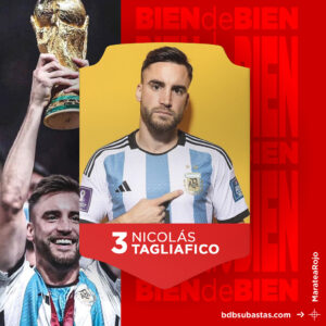 #MarateaRojo Camiseta de Nicolás Tagliafico