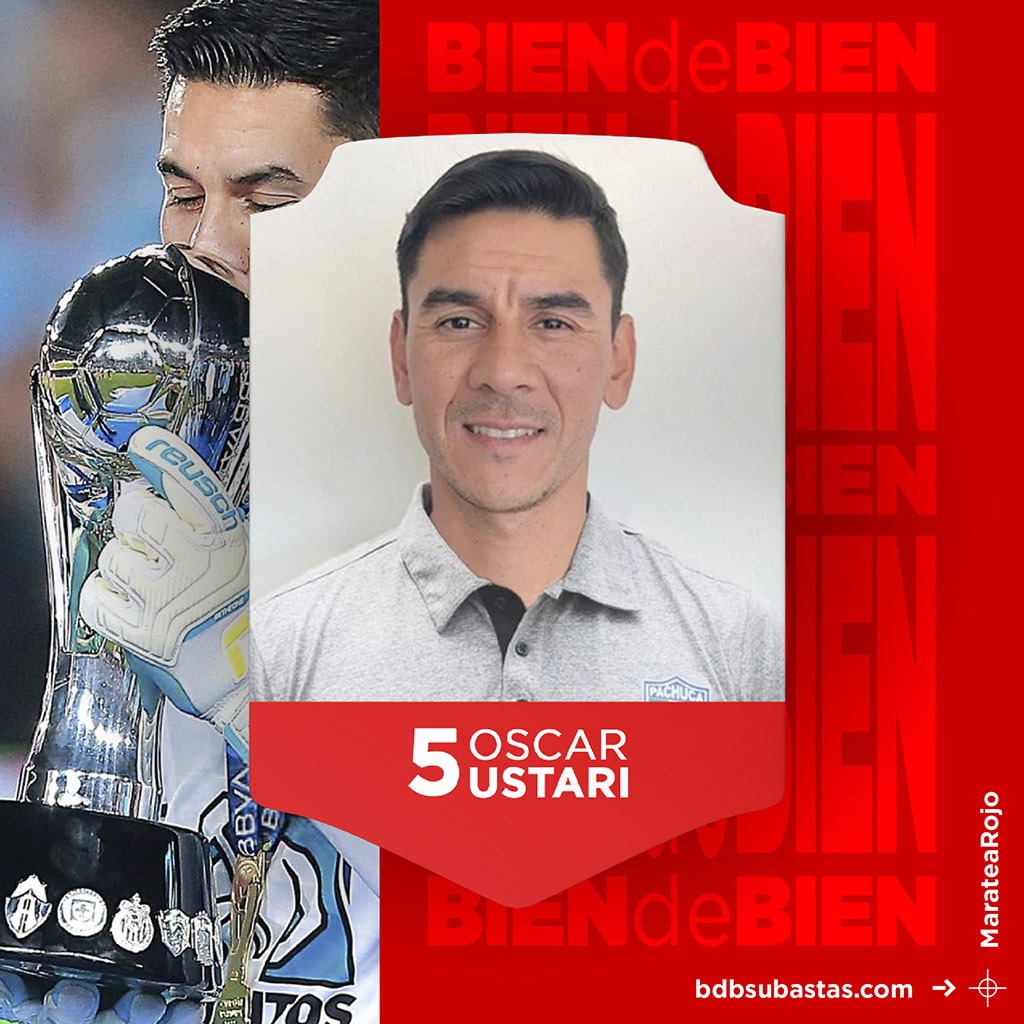 #MarateaRojo Camiseta de Oscar Ustari Pachuca Club de Fútbol MX