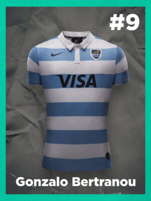 Pumas: Camiseta usada por Gonzalo Bertranou