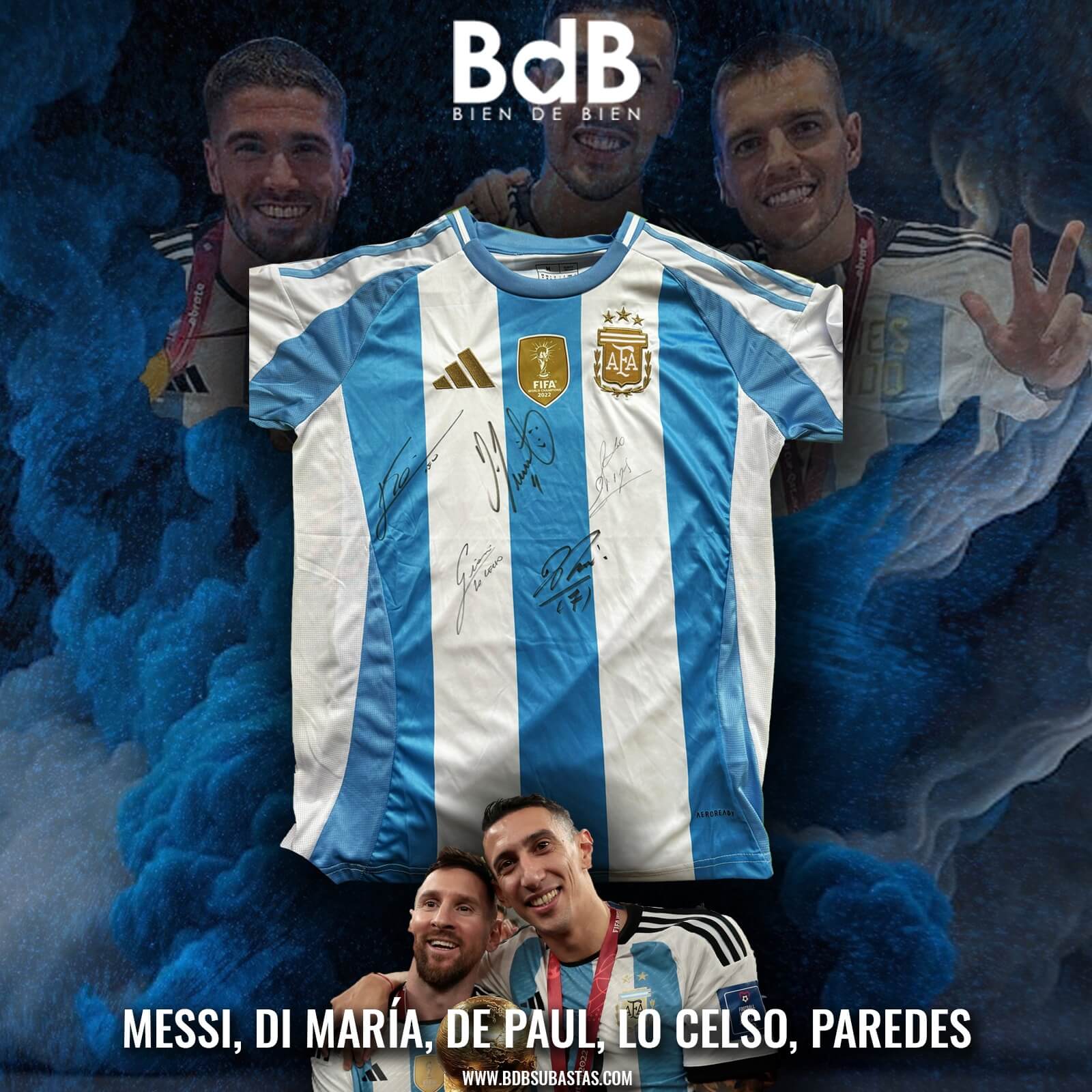 Argentina 2024: Messi, Di María, Paredes, Lo Celso, De Paul
