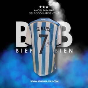 Camiseta de Argentina firmada por Ángel Di María