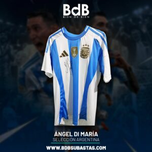 Camiseta de Argentina 2024 firmada por Ángel Di María