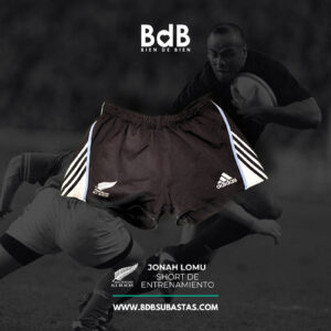 Short de entrenamiento utilizado por Jonah Lomu