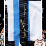 Argentina signed shirt: Argentina firmada por Messi (subasta en dólares)