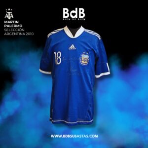 Camiseta de la Selección Argentina firmada por Martín Palermo