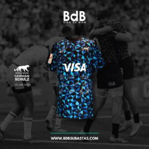 Camiseta Los Pumas 7S de Germán Schulz usada en juego