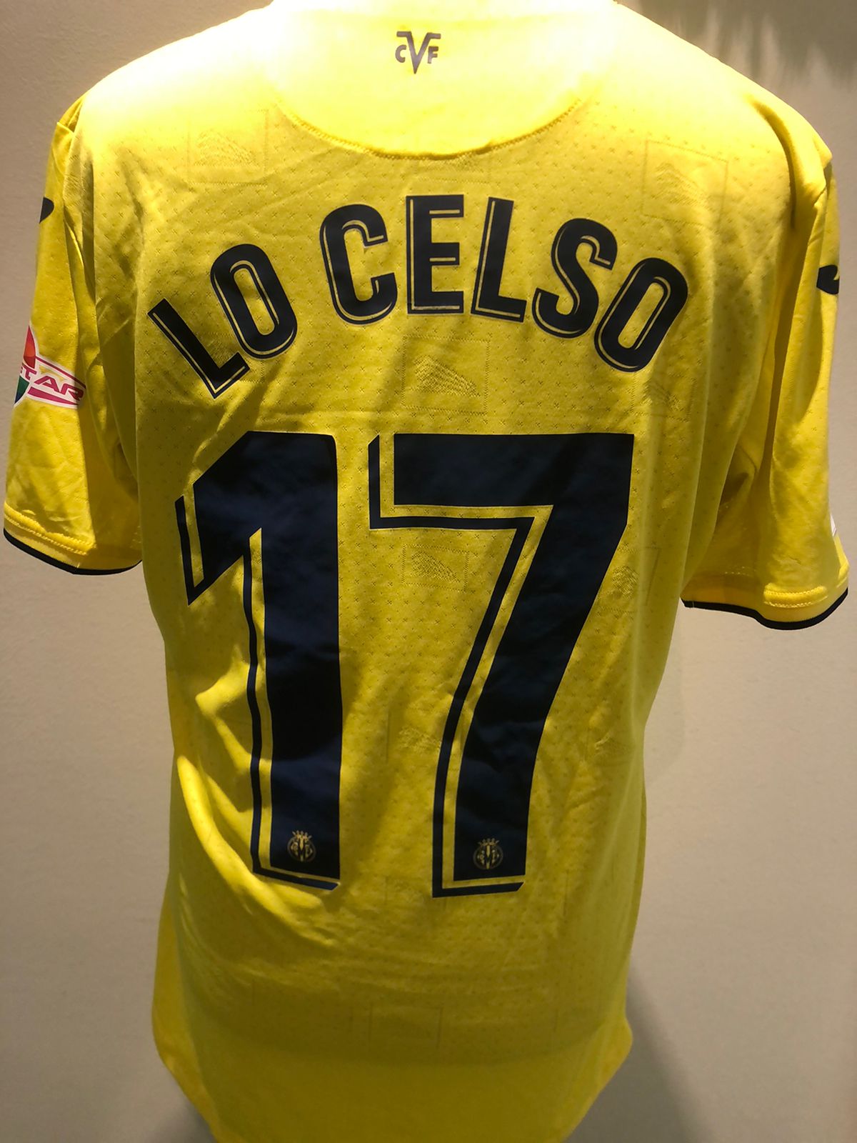 ¡Camiseta del Villarreal C.F usada por Giovani Lo Celso!