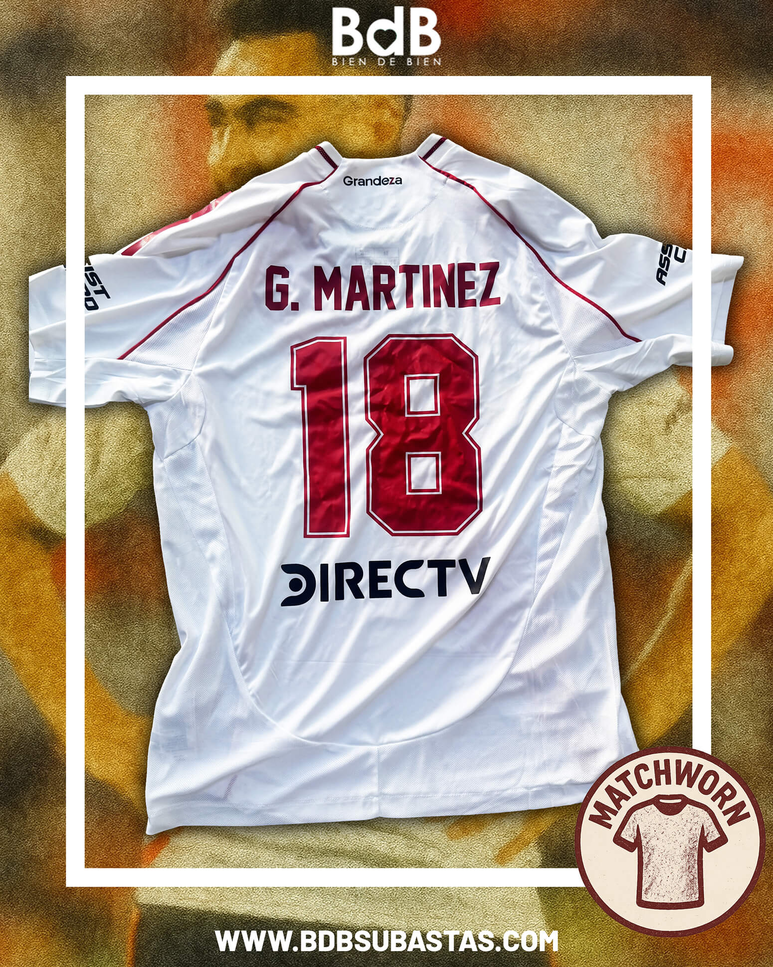 RIVER PLATE: Matchworn Pity Martínez