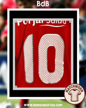 Sergio Agüero Independiente: Matchworn (Subasta en dólares)