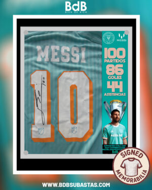 Lionel Messi Inter Miami signed memorabilia (Subasta en dólares)